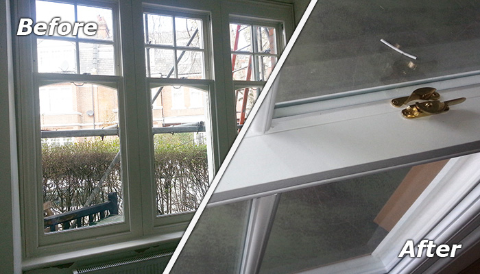 Sash windows North London draught proofing renovation sash windows UK