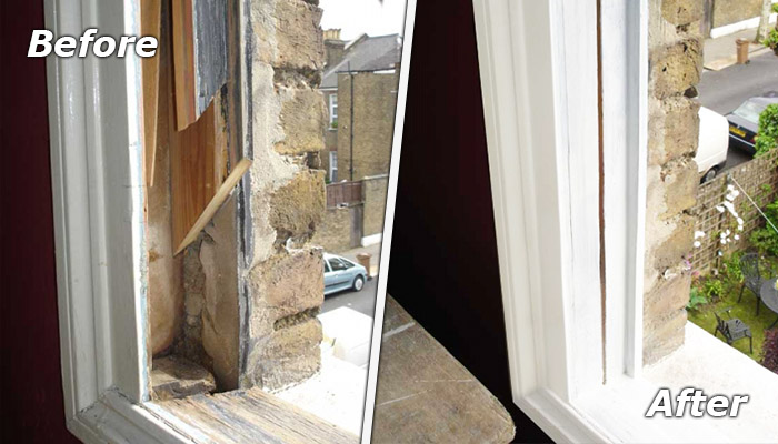 Sash windows North London draught proofing renovation sash windows UK