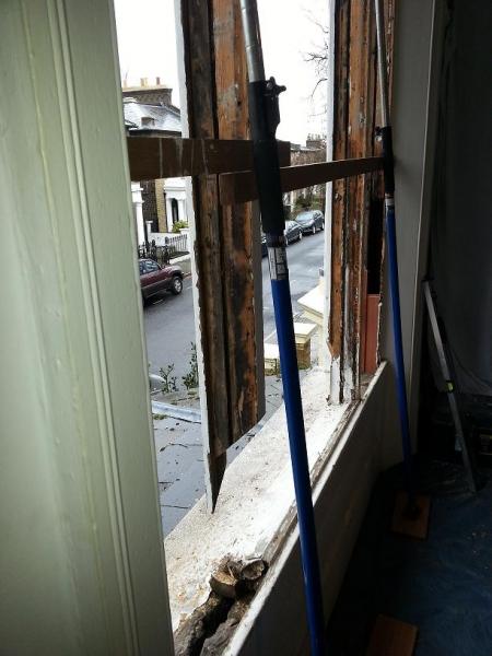 during renovation works